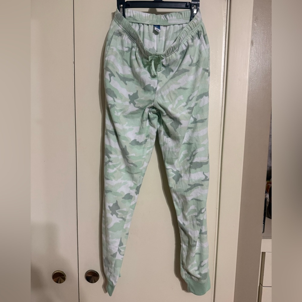 Green Camouflage Jogger Pants